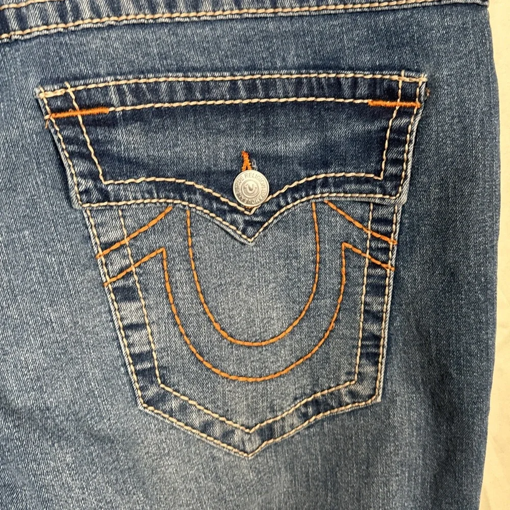 True Religion Ricky Relaxed Straight Jeans Men's W36 L34 Flap‎ Pocket NWT